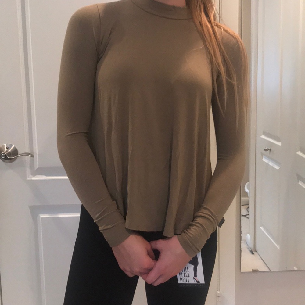 Army Green long sleeve blouse Size XXS